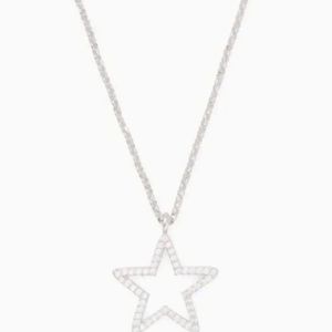 Kate Spade • Scrunched Scallops Pave Star Necklace